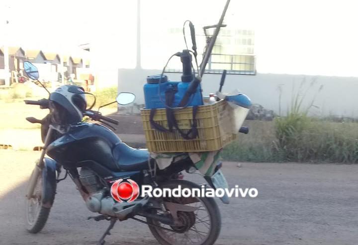 NINGUÉM ESCAPA: Limpador de quintais tem moto e roçadeira roubadas por criminosos