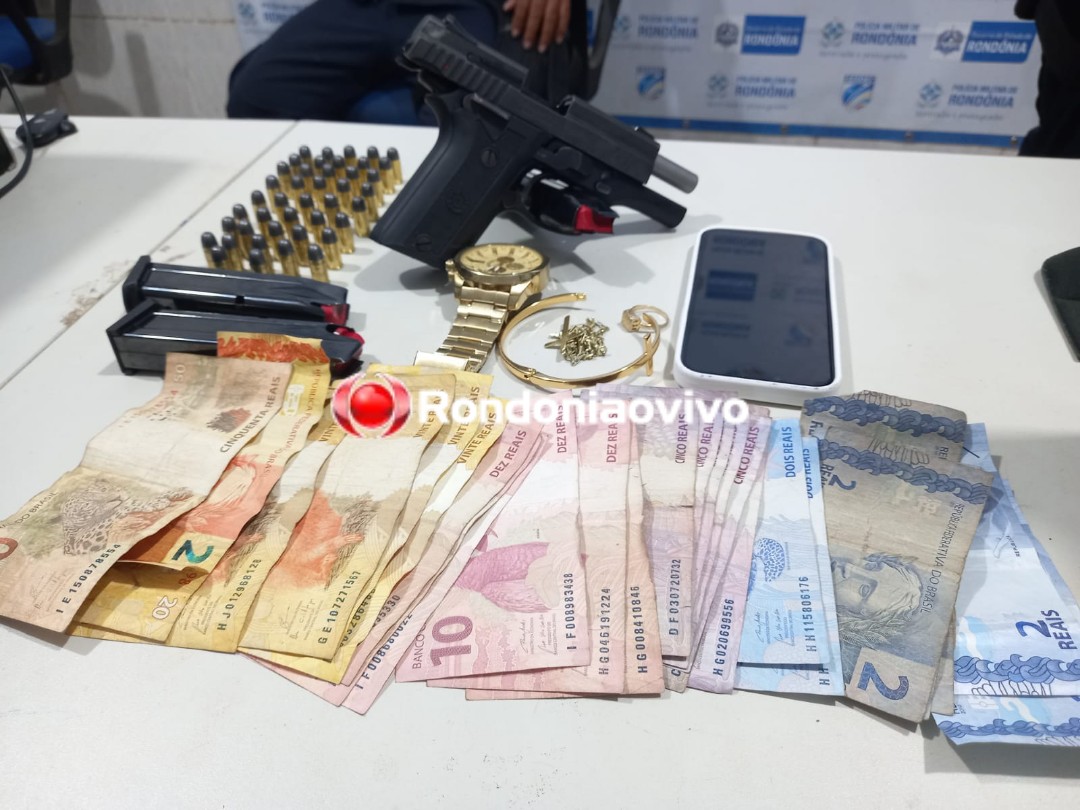 380 MUNICIADA: Homem é preso com pistola dentro de automóvel em alta velocidade