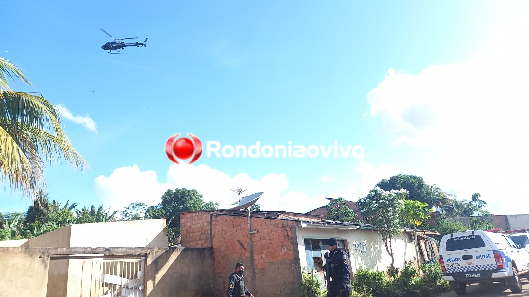 CAÇADA: NOA é acionado para procurar criminosos em matagal