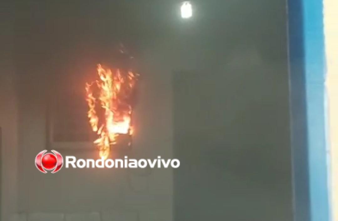 PANE ELÉTRICA: Incêndio em sala de aula causa pânico em escola no Centro de Porto Velho