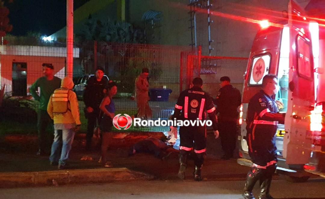 NA JORGE TEIXEIRA: Motociclista fica em estado gravíssimo ao ser atropelado por carreta