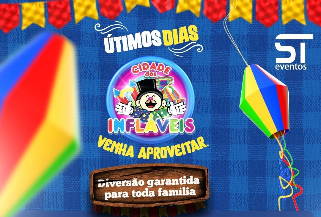 ÚLTIMOS DIAS: Confira os ganhadores para se divertir no parque dos infláveis