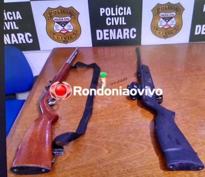 NARCO BRASIL: Denarc prende três pessoas com quatro armas na BR-364