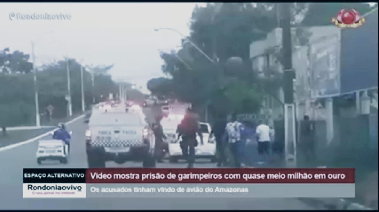 ESPAÇO ALTERNATIVO: Vídeo mostra prisão de garimpeiros com quase meio milhão em ouro