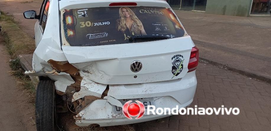 'VOU TELEFONAR': Motorista bate em carro parado e tenta fugir correndo na frente da PM