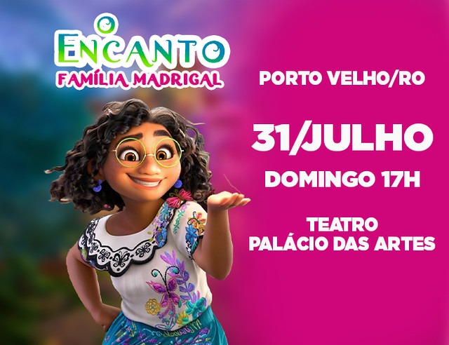 Confira os nomes dos sorteados na promoção para assistir o espetáculo Encanto 