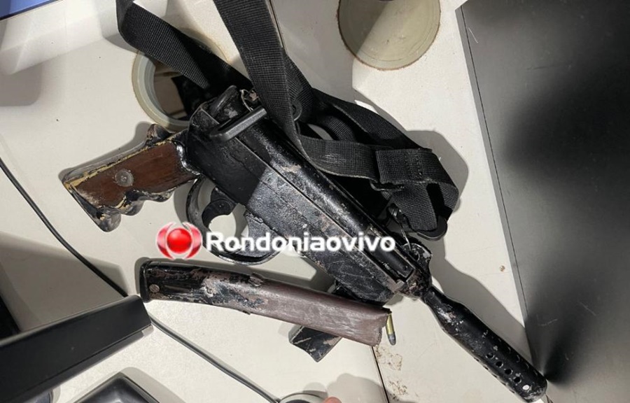 PERSEGUIÇÃO NA BR: Grupo criminoso é flagrado com submetralhadora após roubo na casa de taxista