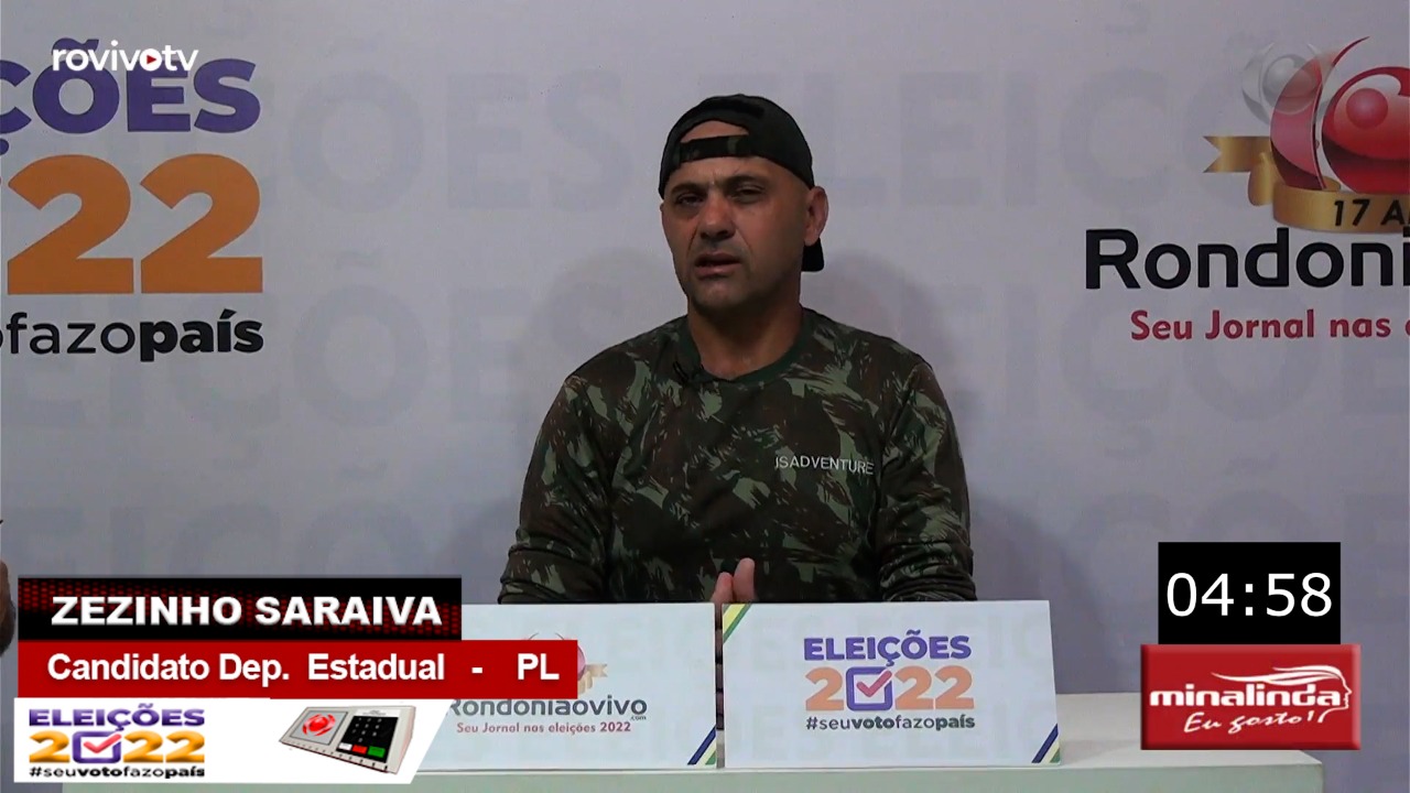 VENHA DEBATER CONOSCO: Zezinho Saraiva - Candidato Deputado Estadual - Partido Liberal