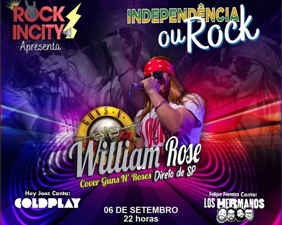 VÉSPERA DE FERIADO: 'Independência ou Rock' nesta terça (06) no Grego Original