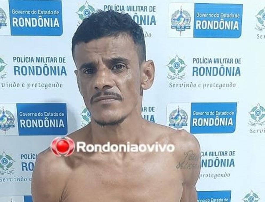 RECAPTURADO: PM faz buscas na mata e prende apenado que tinha fugido da Colônia Agrícola 