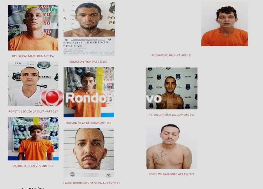 PERIGO: Fuga em massa é registrada em presídio de Rondônia 