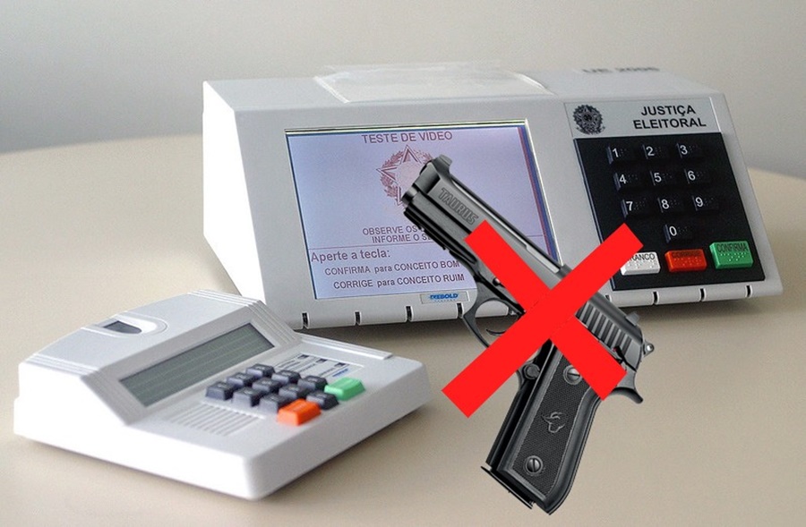 DESARMADOS: Transporte de armas e munições será proibido no dia das eleições