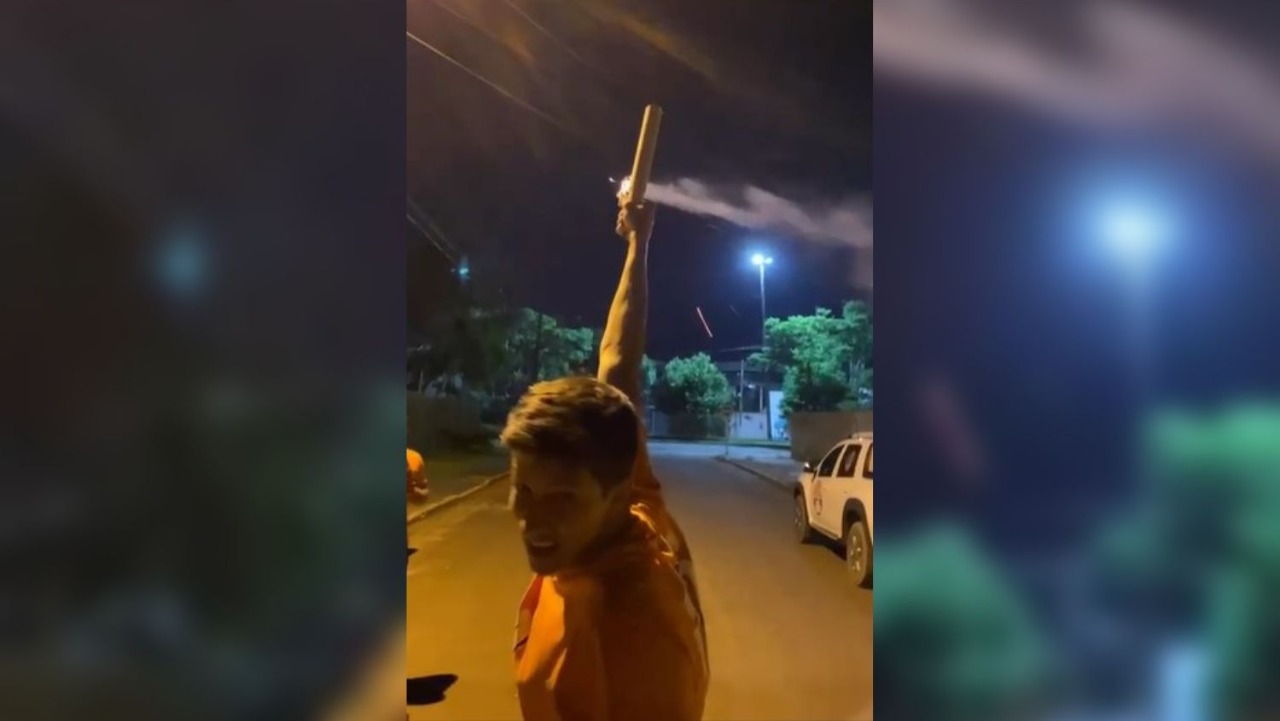 HIPOCRISIA: Vereador de Vilhena condena fogos contra cães, mas solta rojões na eleição