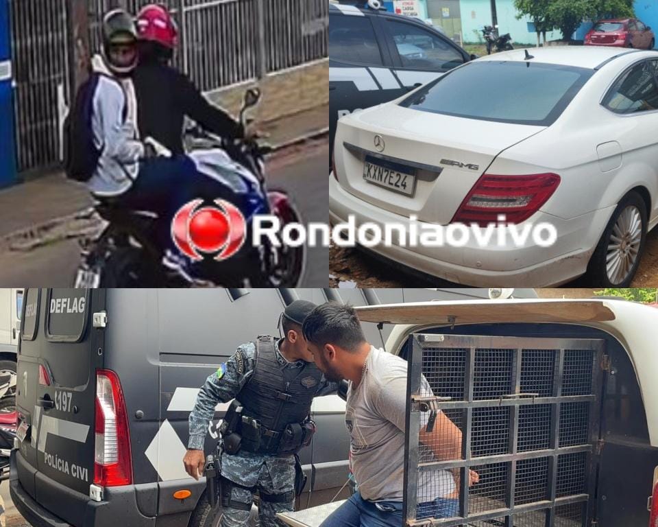 ROUBO A EMPRESÁRIA: Moto de 1000cc usada por bandidos junto com Mercedes é encontrada pela PM