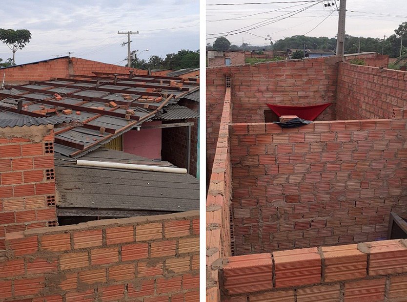 APELO: Família perde quase tudo no temporal e pede ajuda para reconstruir casa