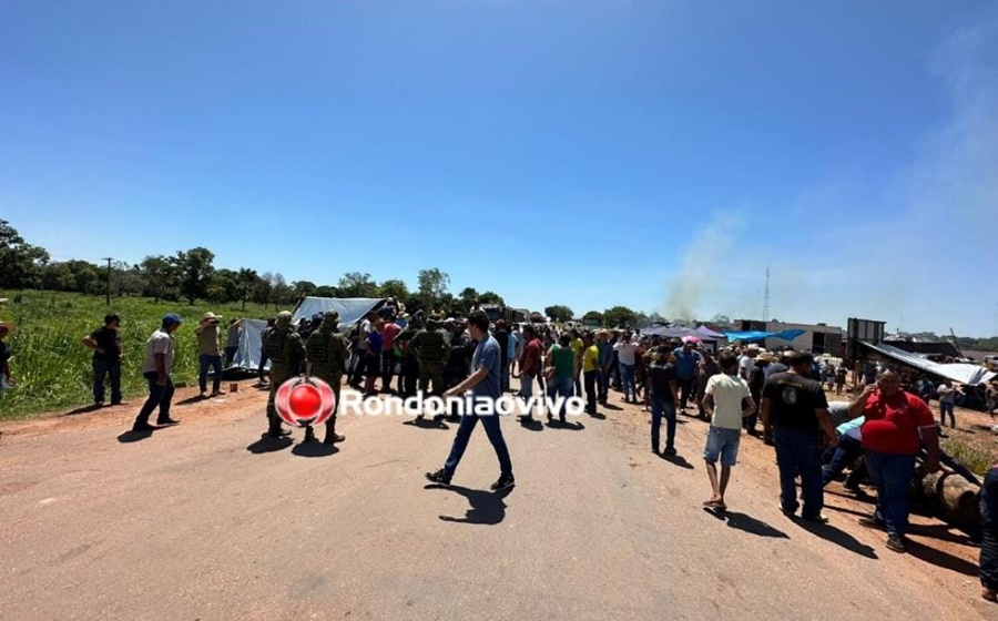 VÍDEO: Operação segue desbloqueando pontos de manifestação na BR-364 em Rondônia 
