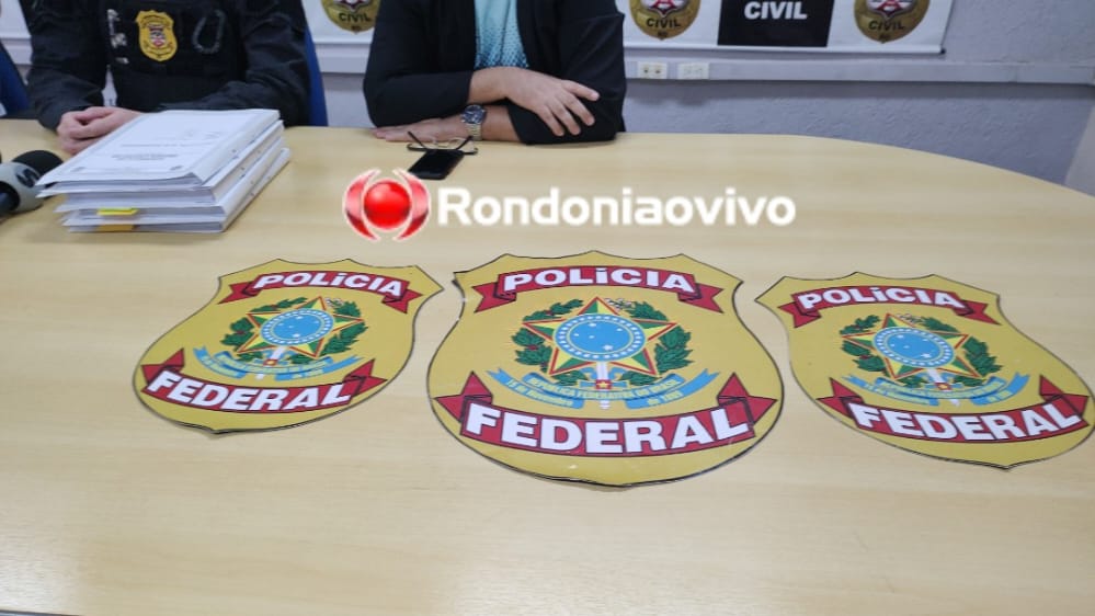 VULGO 'RUSSO': Emblemas da Polícia Federal são apreendidos com líder de quadrilha 