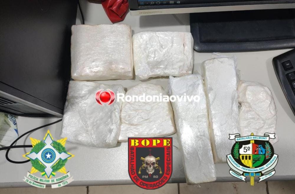 INDO PARA NATAL: BOPE e 5° BPM prendem traficante no aeroporto com três quilos de cocaína 