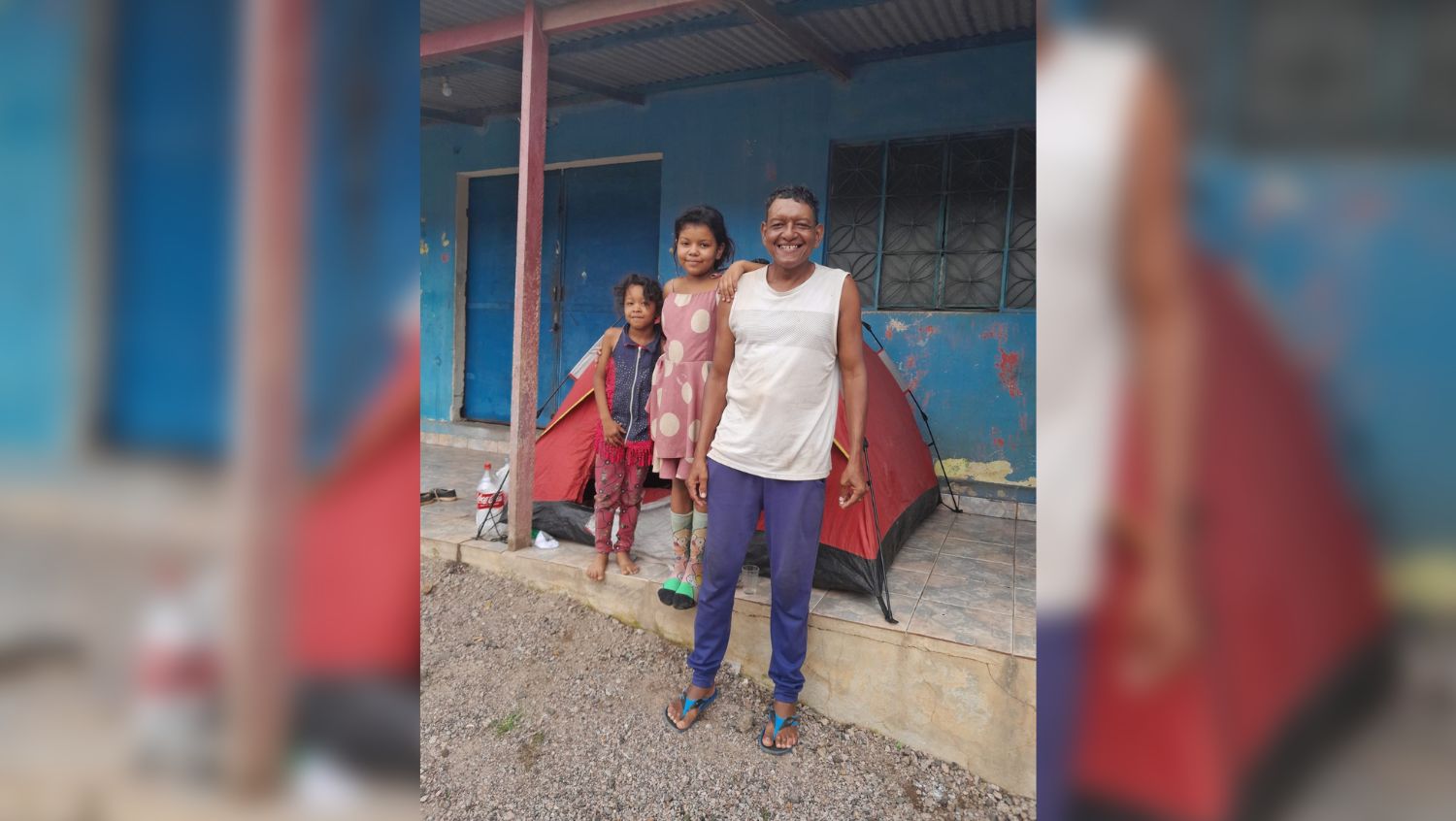 SOLIDARIEDADE: Família que mora em barraca em Porto Velho pede ajuda com roupas e alimentos