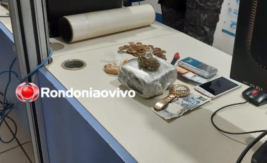 BECO SÃO JOÃO: Traficante é preso com tabletes de maconha skunk no Centro 