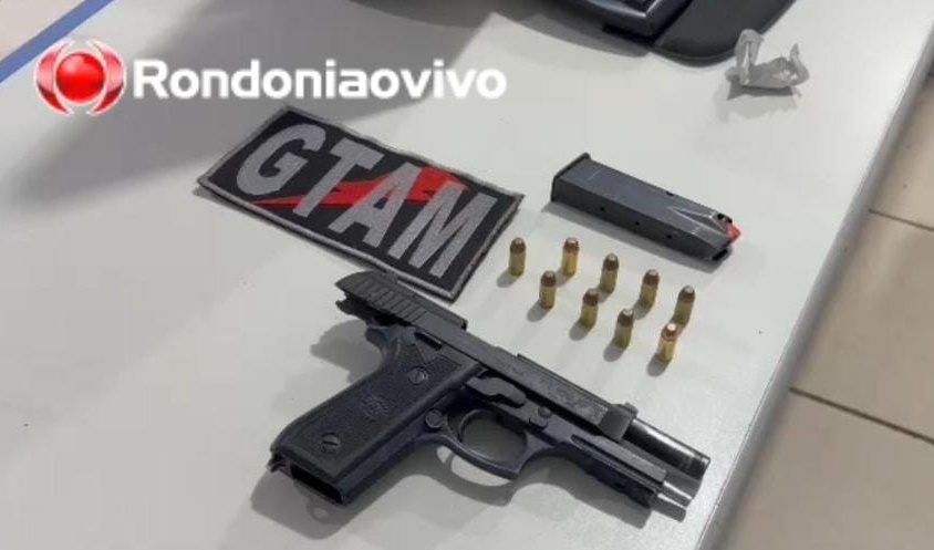CAIU: Arma roubada de policial penal é encontrada com acusado em condomínio