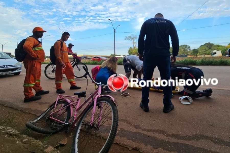 GRAVE: Criança de bicicleta é atropelada a caminho da escola na Rua da Beira