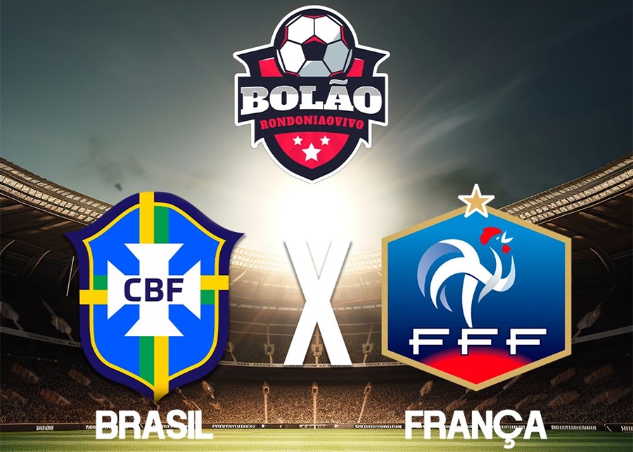 COPA DO MUNDO: Participe do Bolão do jogo entre Brasil e França