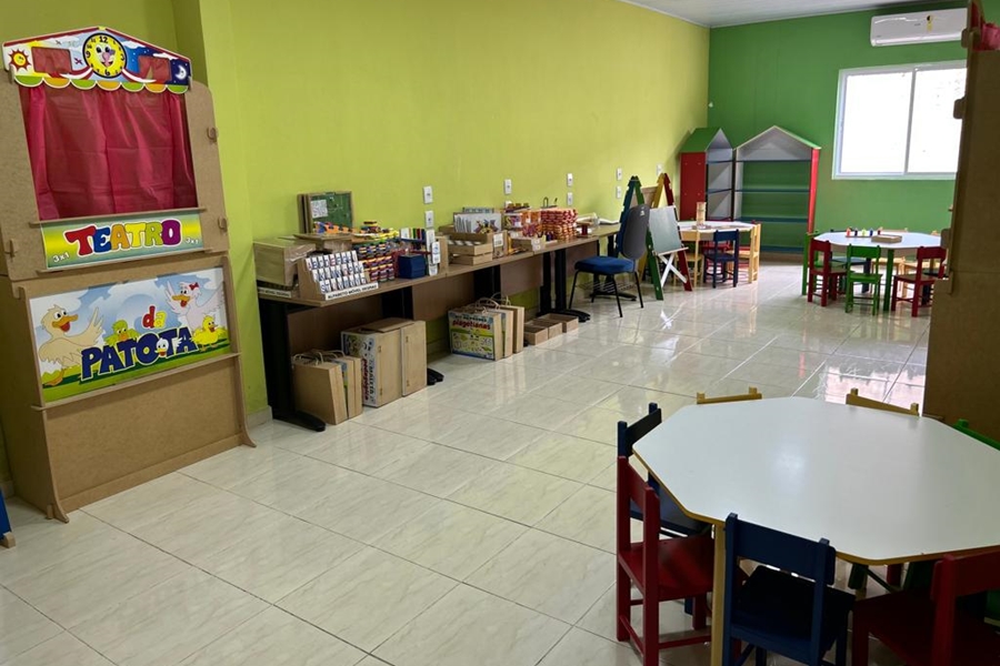 INICIATIVA: Brinquedoteca é instalada na Biblioteca Estadual Dr. José Pontes Pinto