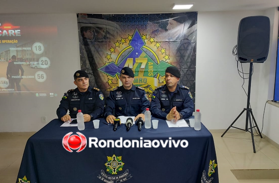 COLETIVA: Polícia Militar passa balanço da Operação Sufocare