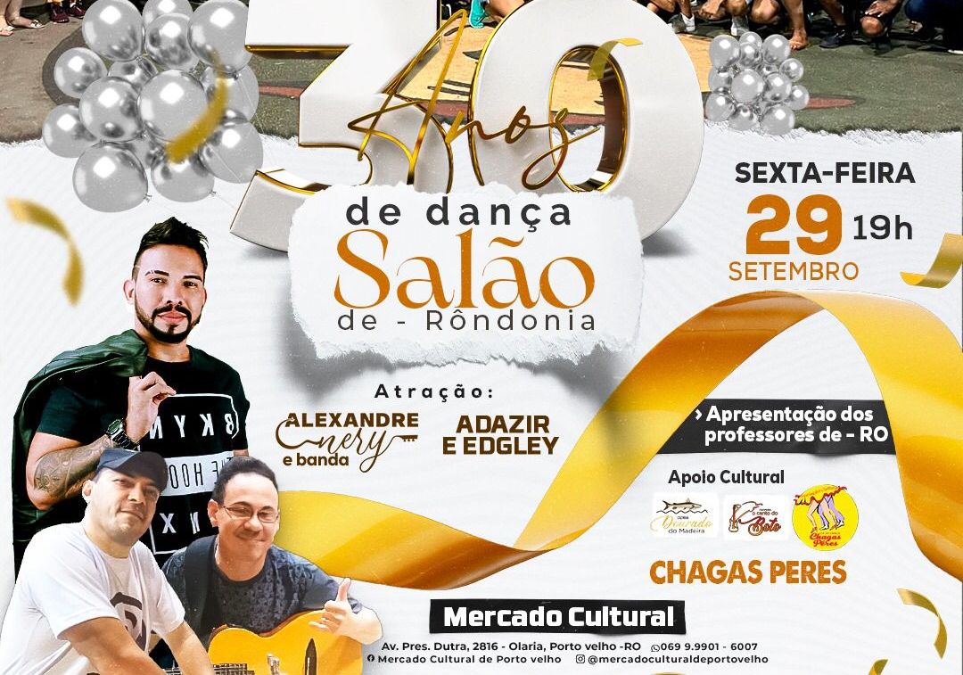 EVENTO: Grupo comemora trinta anos de dança de salão na Sexta Mix no Mercado Cultural