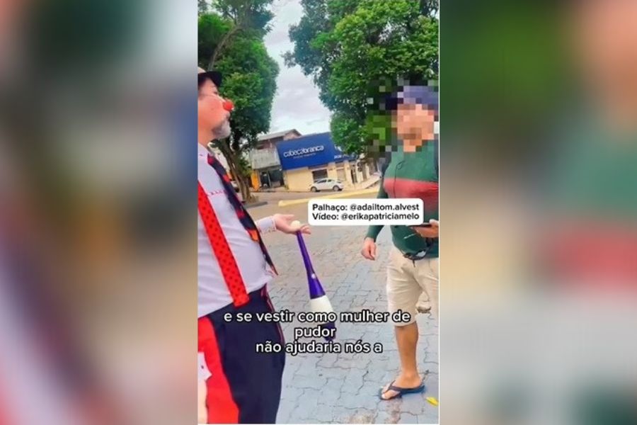 SEM NOÇÃO: Em ato por Julieta Hernández em PVH, homem insiste em 'pudor' para mulheres