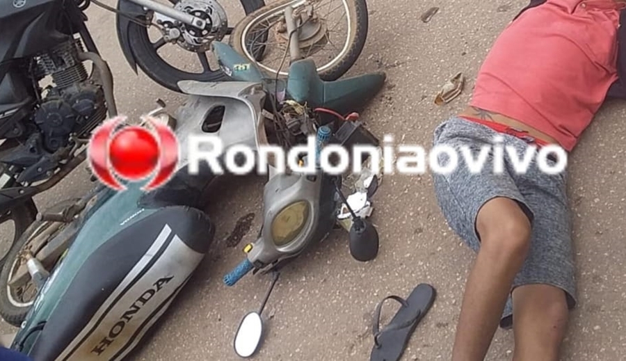 ORGULHO DO MADEIRA: Grave colisão entre motocicletas deixa adolescente com ferimentos