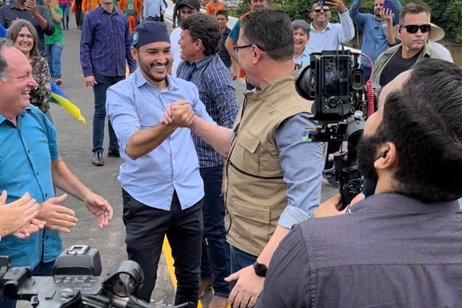FERNANDO MÁXIMO: Deputado celebra a inauguração da ponte sobre o rio Jamari em Alto Paraíso