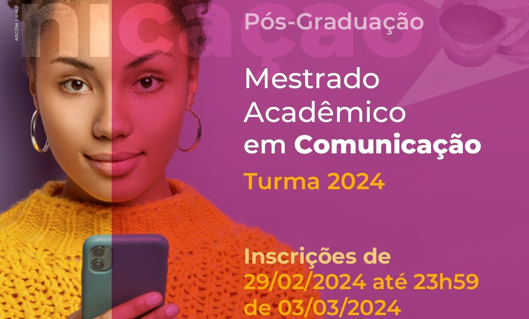 PÓS-GRADUAÇÃO: UNIR abre inscrições abertas para primeira turma de Mestrado em Comunicação