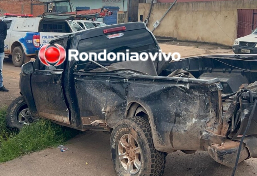 PRESO EM FLAGRANTE: Motorista embriagado causa destruição após derrubar poste e muro