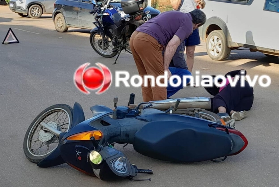 NA PAU FERRO: Acidente entre Amarok e Biz deixa mulher com ferimentos