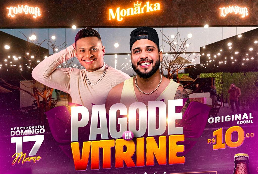 PAGODE: Domingo tem Beto Cezar, Alann Júnior e Sátiro de Freitas no O Monarka