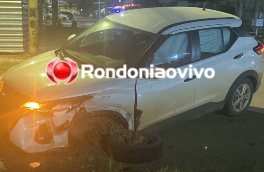 FORTE BATIDA: Servidor federal e Biomédico se envolvem em acidente no Centro de Porto Velho