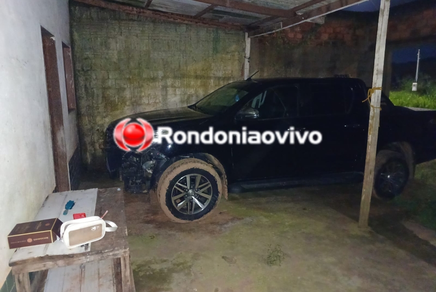 ENCONTRADA: Delegacia de Furtos e Roubos recupera Hilux roubada de loja na 7 de Setembro