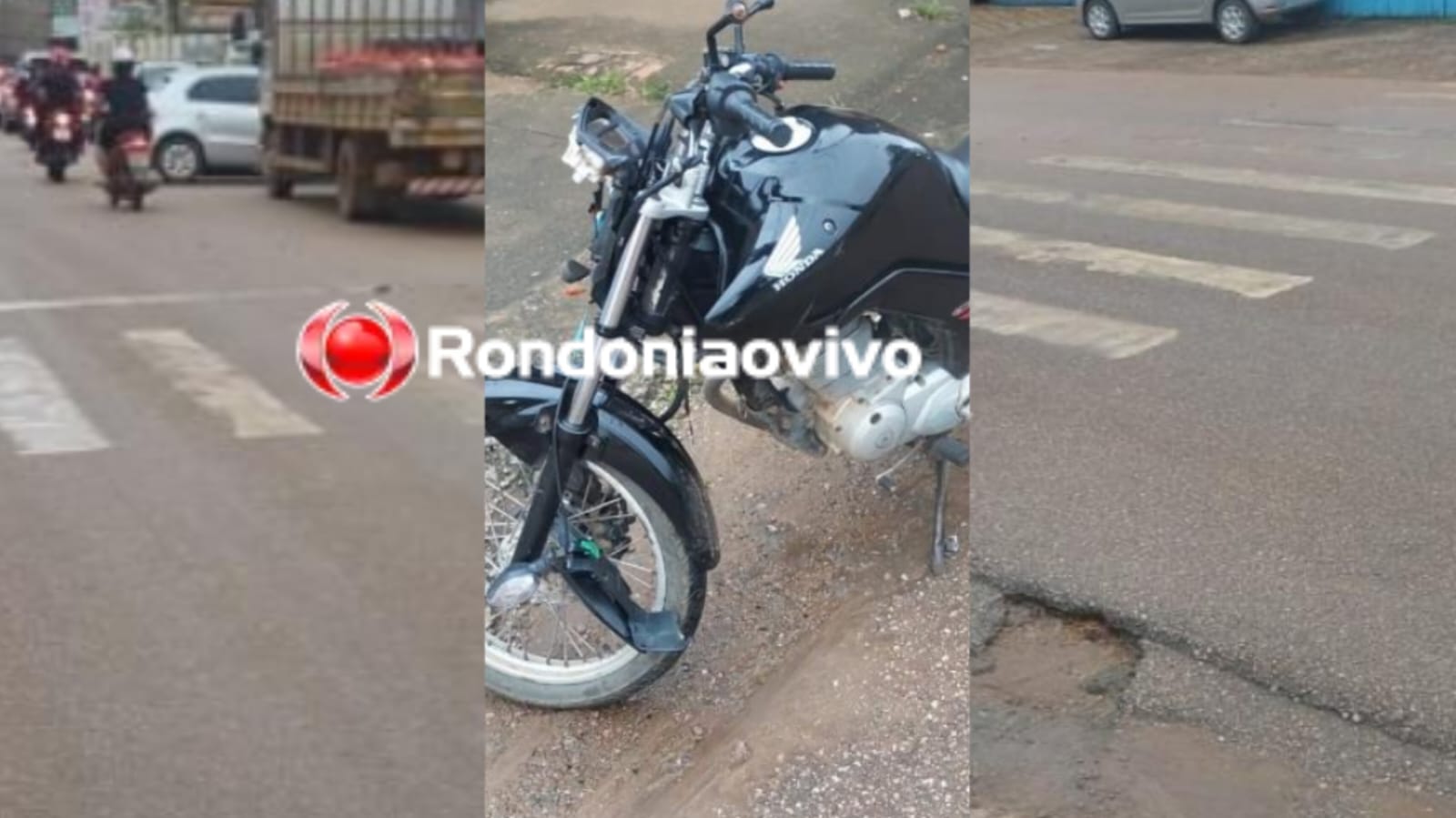 IMPRUDÊNCIA: Jovem quebra a perna após ser atropelada na faixa de pedestre