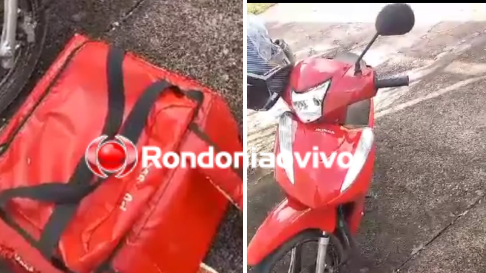 DUPLA ARMADA: Entregador de delivery tem motocicleta, bolsa e celular roubados na zona Leste