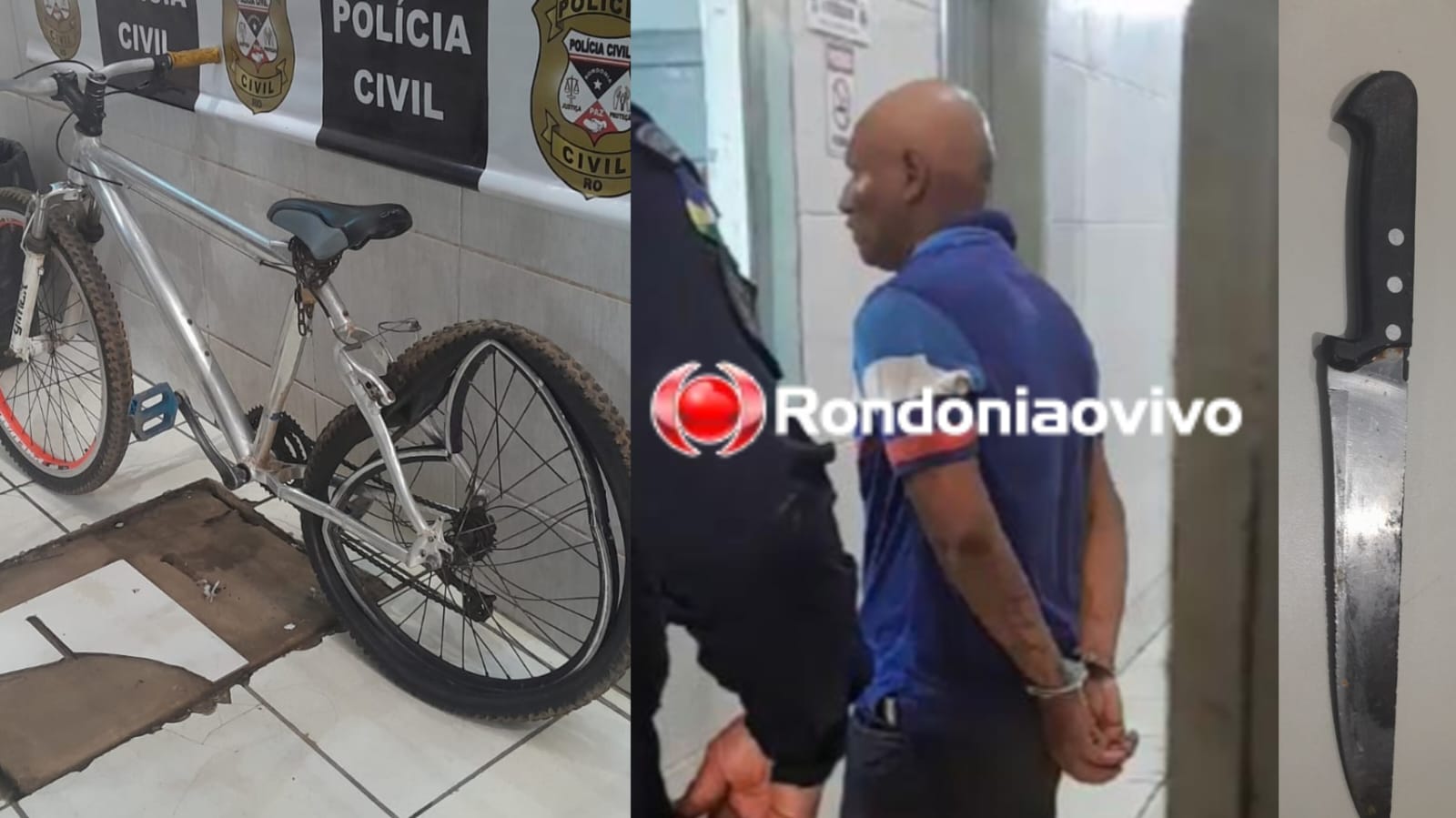 SE DEU MAL: Criminoso é atropelado por viatura da PM após assaltar mulher 