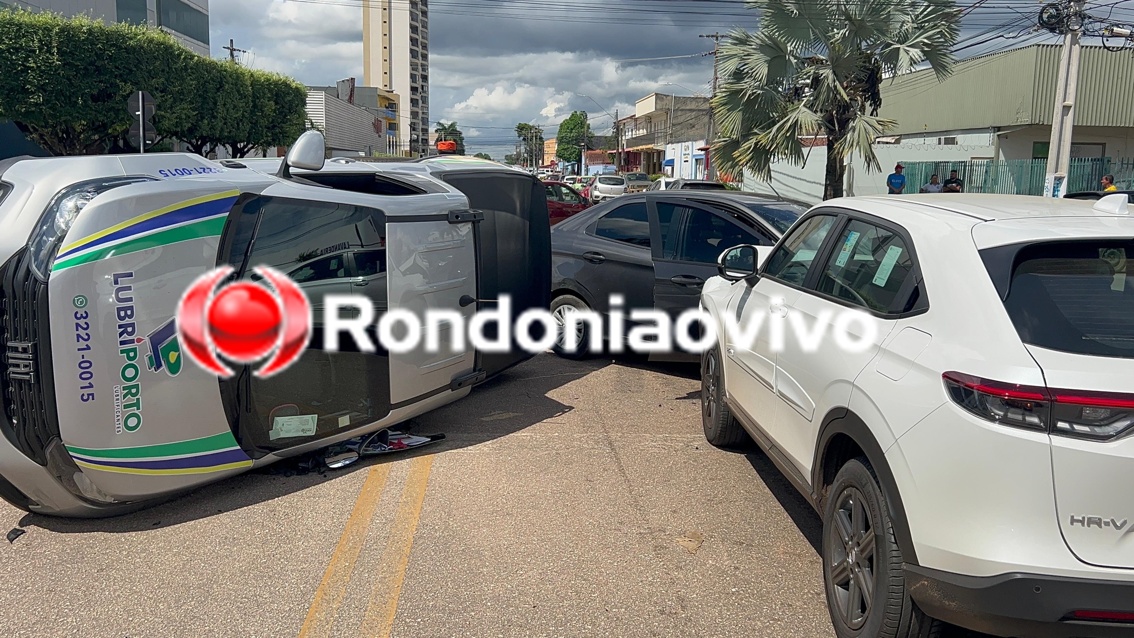 IMPRUDÊNCIA: Outro grave acidente com capotamento deixa três feridos