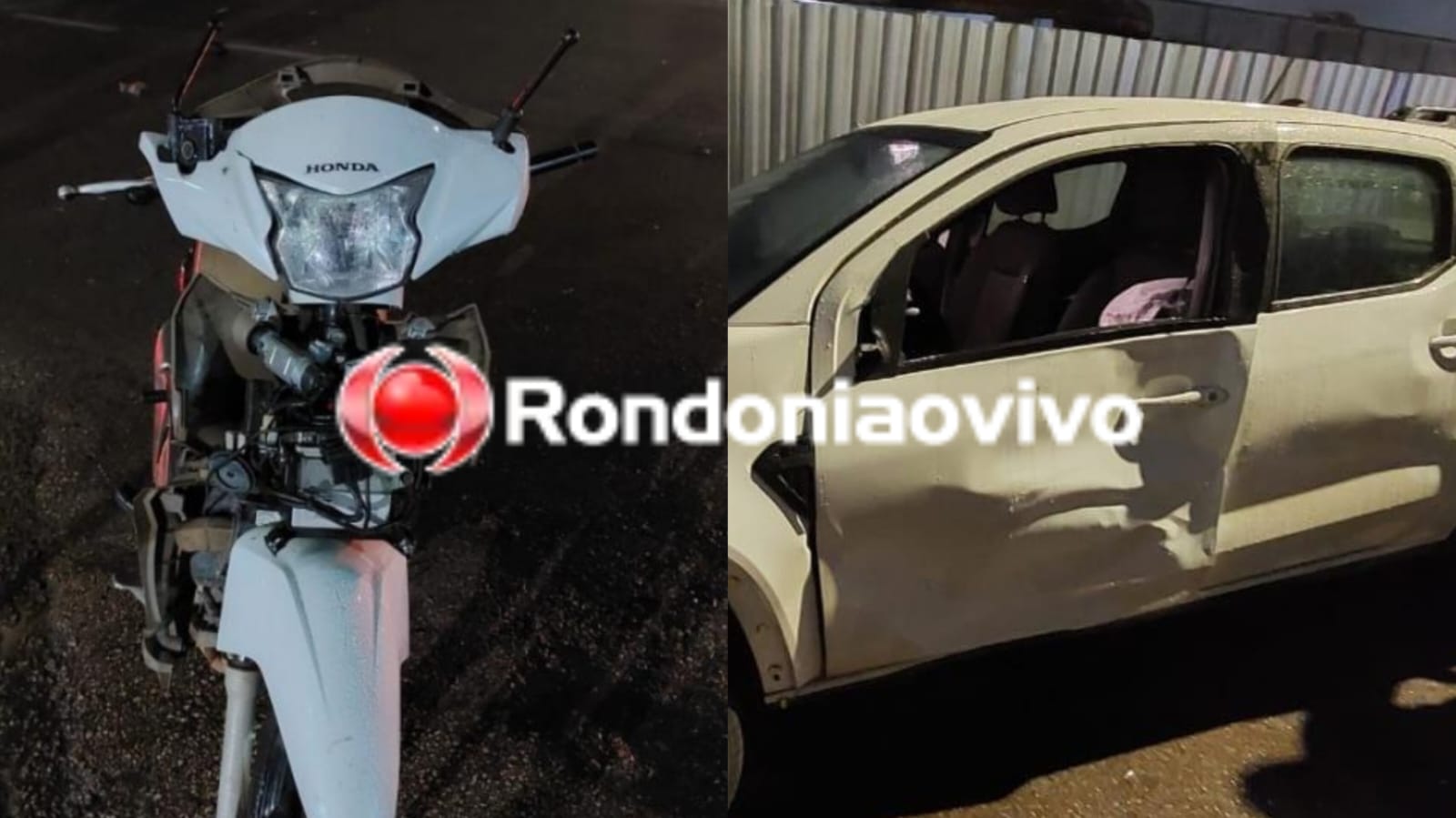 NA DOM PEDRO: Mulheres sofrem fraturas nas pernas e braço em grave batida de moto com carro 