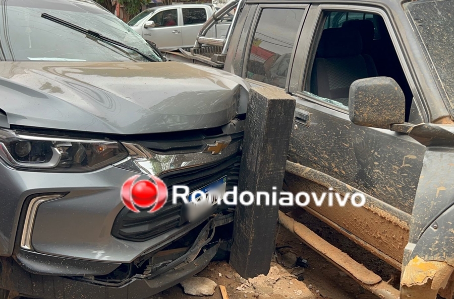 VÍDEO: Caminhonete avança preferencial e provoca grave acidente