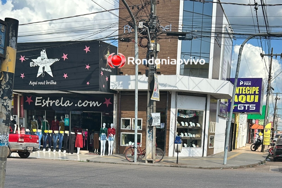 OUSADIA: Loja Rommanel é alvo de assalto e criminoso foge com joias e dinheiro 