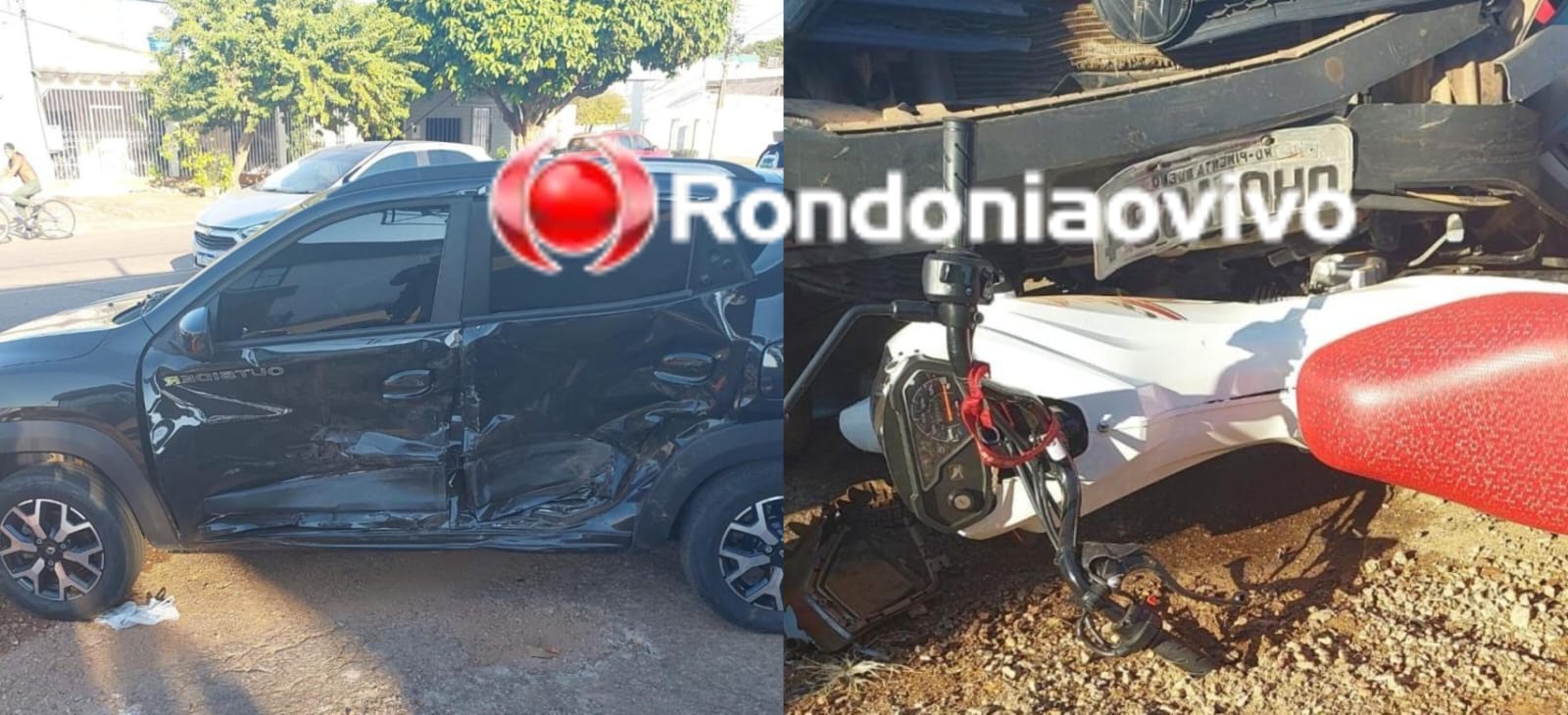 NA DOM PEDRO: Idoso e mais duas pessoas sofrem ferimentos em acidente com três veículos 