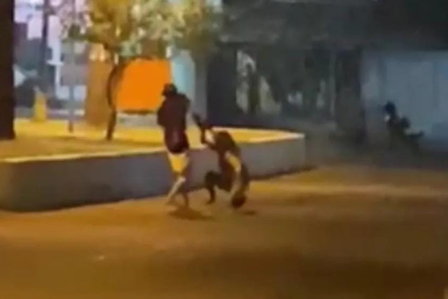 'NÃO FOI ELE': Mulher espancada em praça diz que apanhou de outra pessoa e não do marido 