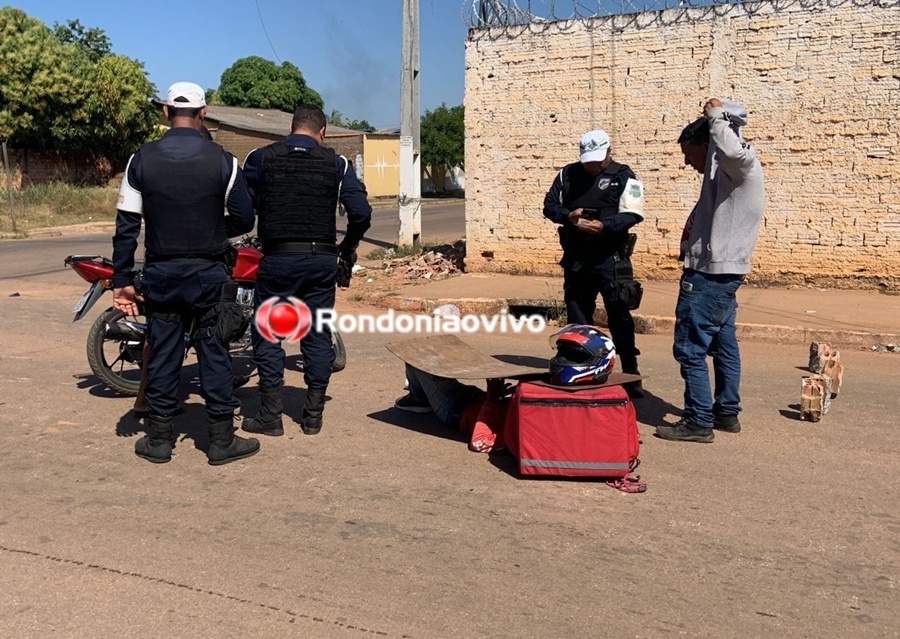 AMADOR DOS REIS: Motociclista foge após causar acidente e deixar motoboy com ferimentos