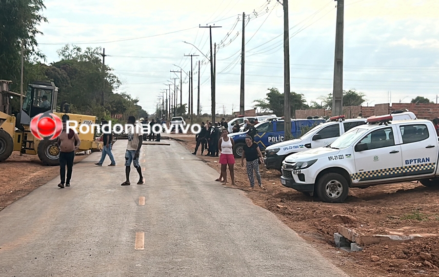URGENTE: Polícia cumpre reintegração de posse no bairro Teixeirão